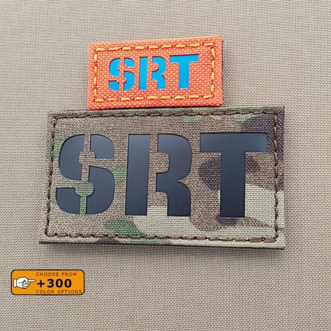 SRT Special Reaction Team Laser Cut Velcro© Patch