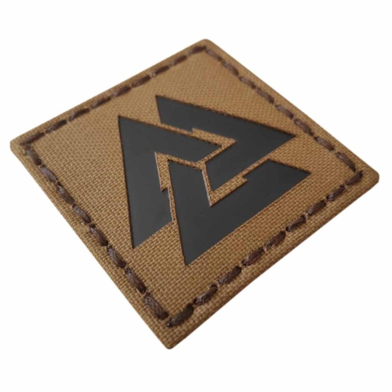 2pcs Mad Max Valhalla Valknut Tactical Vikings Iron on Morale Badge Emblem Patch 