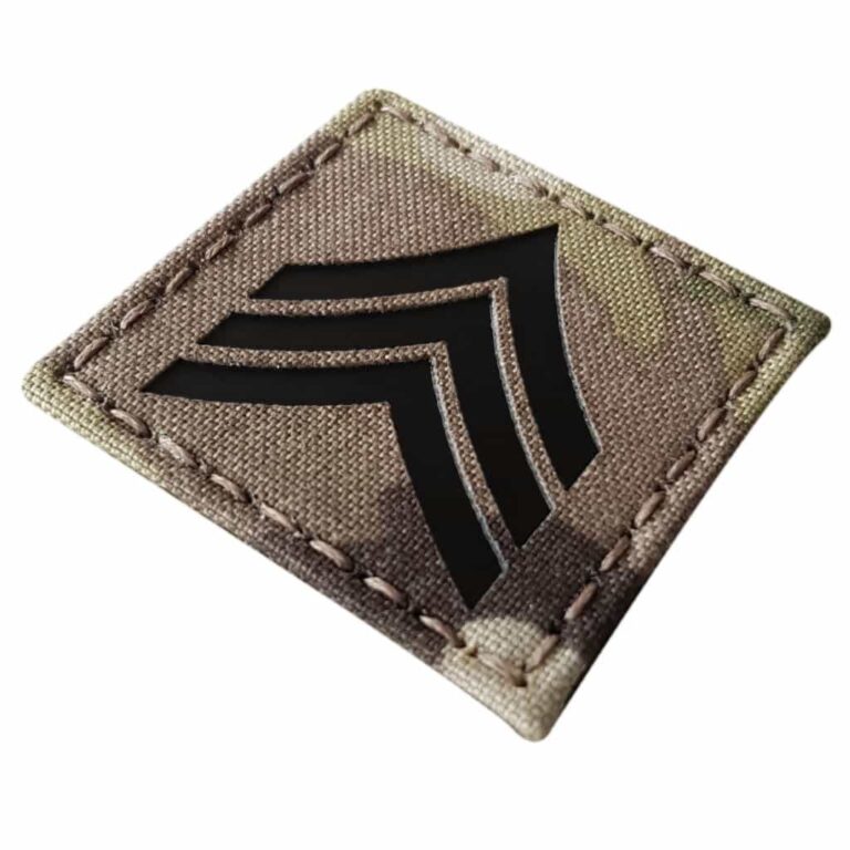 Multicam Infrared IR Sergeant SGT Rank 2x2 Laser Cut Tactical Morale ...