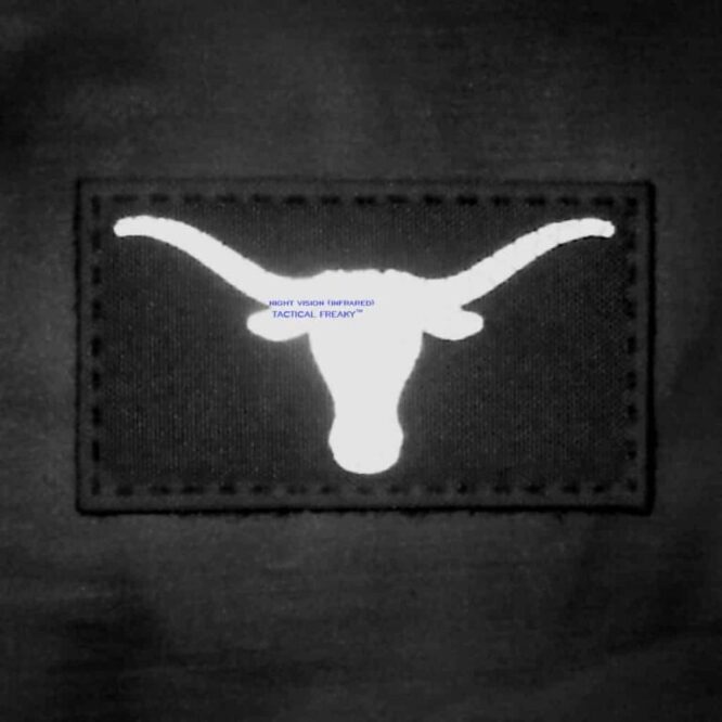 longhorn texas IR infrared a-tacs AU tan LEO morale tactical IFF patch 