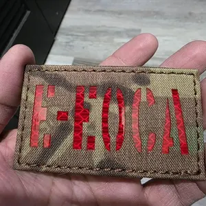 Custom Callsign Your Own Text Laser Patch VELCRO hook