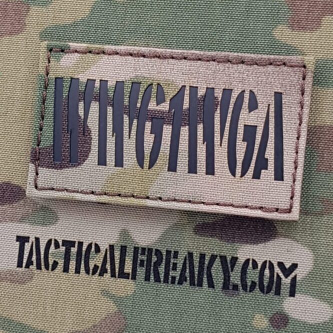 IR Multicam WWG1WGA 2x3.5 Where We Go One We Go All OCP Infrared Tactical Morale VELCRO (C) brand Patch