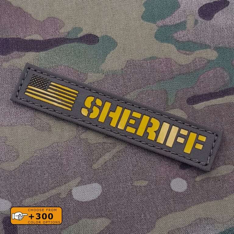 Custom Name Tape with Flag【CUSTOMISE IT YOUR WAY】