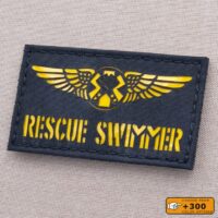 USCG Coast Guard Rescue Swimmer Wings Laser Cut Velcro© Patch