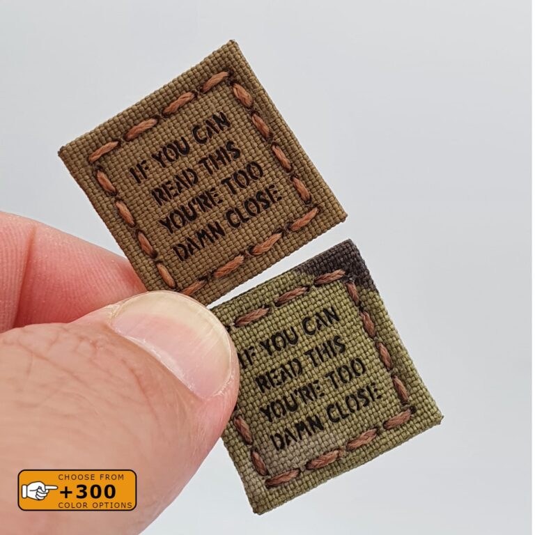 Olive Drab "Just Send It" Morale Patch – Tactical Army Hook & Loop For Vest/Hat