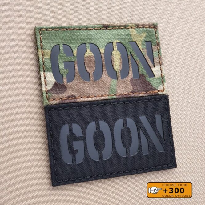 Goon 2x3.5 Funny Tactical Morale Army Military Laser Cut Velcro Brand Patch