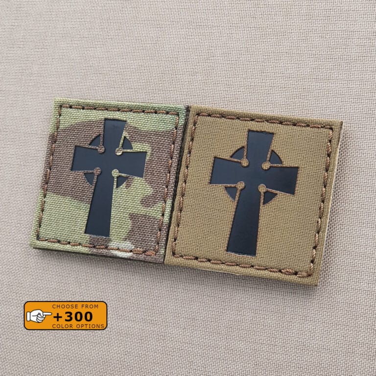 Hook and Loop CELTIC CROSS ARID PVC Morale Patch MAXPEDITION