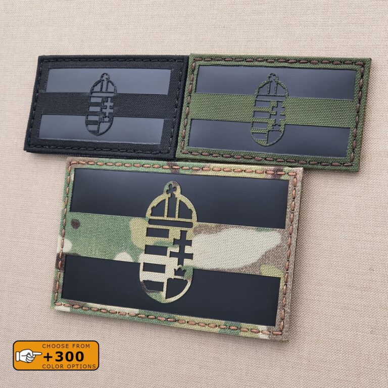 IR Multicam Hungary Flag Magyarország 2x3.5 IFF Infrared Tactical Morale Touch Fastener Patch 
