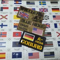 Custom ID Big Panel 3x5 and 3x6 Full Color Flag Your Texts Army Military Morale Tactical Velcro© Brand Jumbo Patch