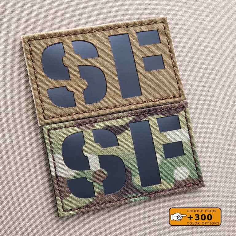 SF Special Forces US Army SOF Laser Cut Tactical Morale Velcro© Brand Patch