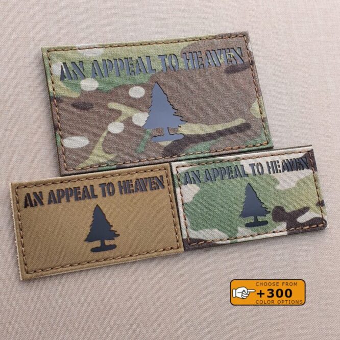 Pine Tree Appeal To Haven Flag American Revolution US Tactical Morale Velcro© Brand Patch