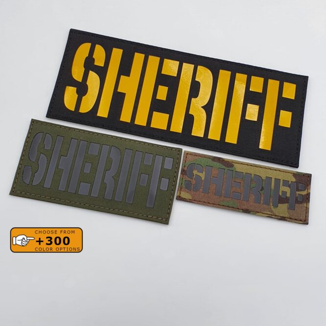 Sheriff Patch Velcro Panel for Plate Carrier《HUGE SELECTION》