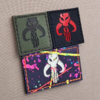 thumbnail interactive-video image 1 of Boba Fett Star Wars Morale Patch - Tactical Military Army USA Themed, Original Hook & Loop 1 of 3