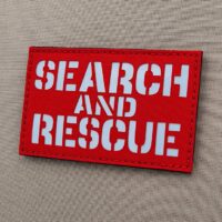 SAR Search and Rescue Loadout Hi Viz Plate Carrier Tactical Laser Cut Velcro© Brand Panel Patch
