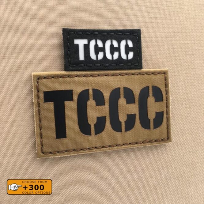 TCCC Tactical Combat Casualty Care TC3 MEDEVAC CASEVAC Dustoff Velcro© Brand Patch