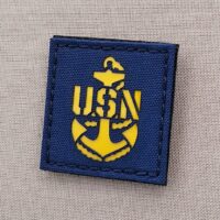 Us Navy Chief Petty Officer CPO Anchor Military Laser Cut Velcro© Brand Patch