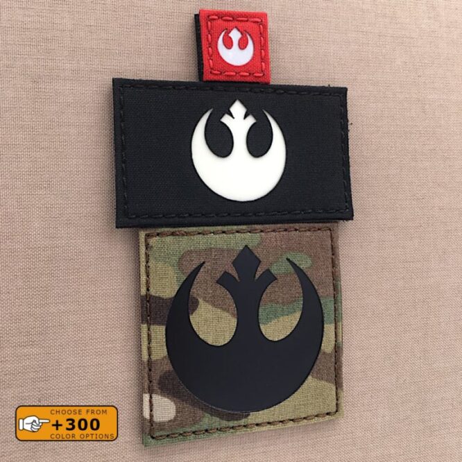 Logo Rebel Alliance Star Wars Tactical Laser Cut Morale Velcro© Brand Patch