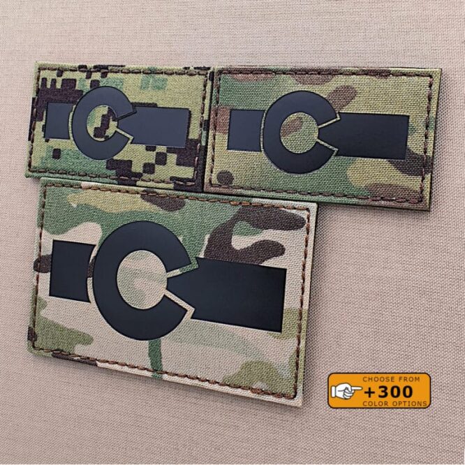 Colorado OCP State Flag CO Laser Cut  Tactical Velcro© Brand Patch