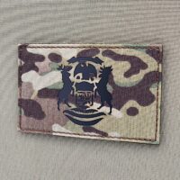 Multicam IR Michigan State Flag MI Great Lakes Morale Tactical Laser Cut Velcro© Brand Patch