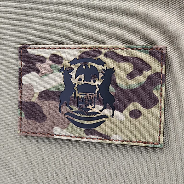 Multicam IR Yooper 2x2 Upper Peninsula Michigan Tactical Patch - Infrared Reflective Morale Patch