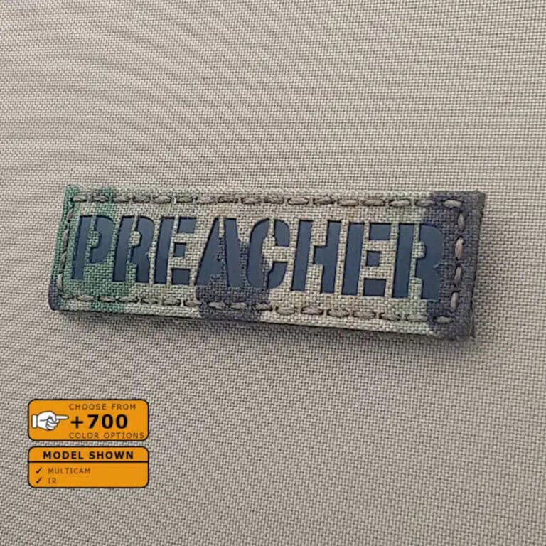 Preacher Callsign Name tape 1"x3.5" Patch