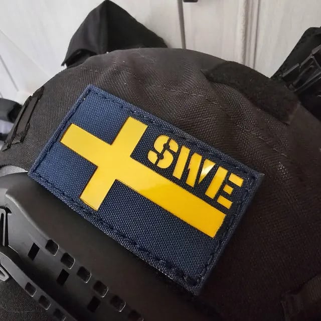 Sweden Sverige Flag Patch