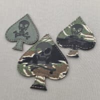 Vietnam Era Ace of Death Spades Patches