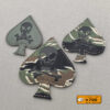 Toppa Morale Ace Of Spades Tactical - Coyote/Nero, Con Chiusura A Gancio - Foto 7