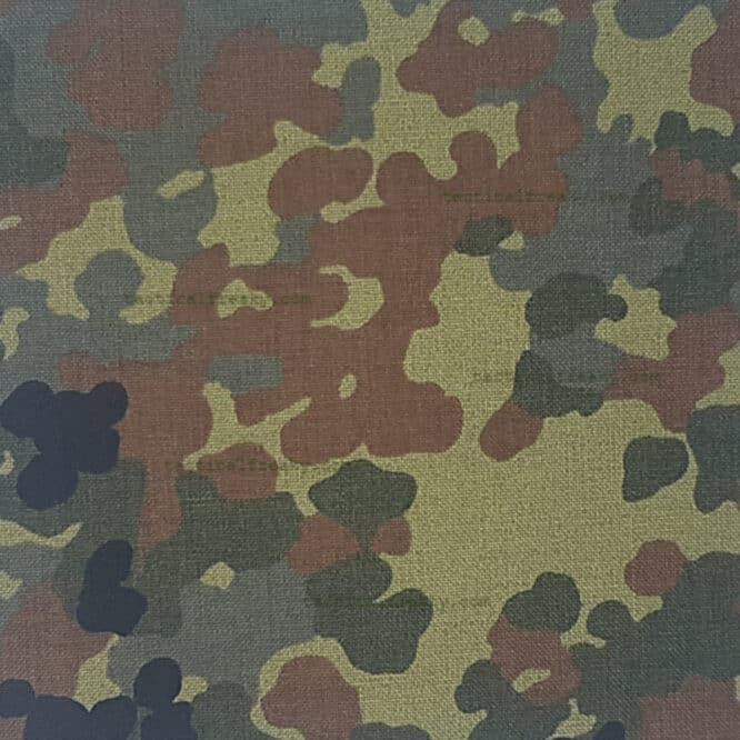 Flecktarn pattern fabric