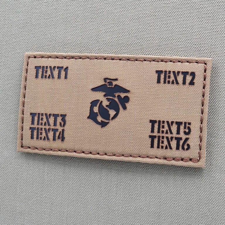 Custom USMC FLAK Patch 6 Text【CUSTOMISE IT】