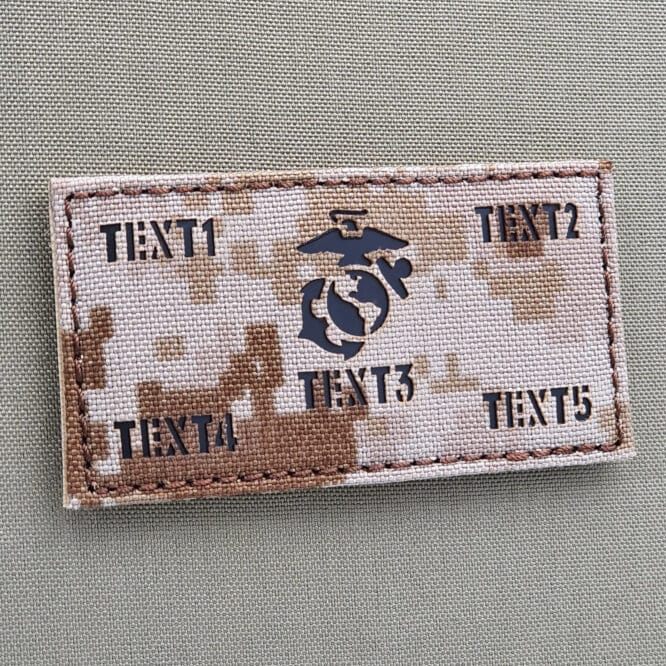 usmc flak patch 5 texts for plate carrier