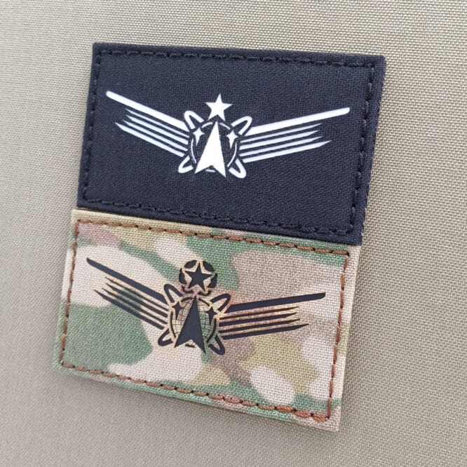 Space Operations Senior-Master Badge Laser Patch
