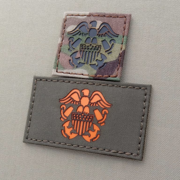 US Navy Officer Crest Laser Patch
