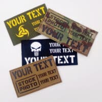 Custom Patch with Stock Photo and Your Own Texts