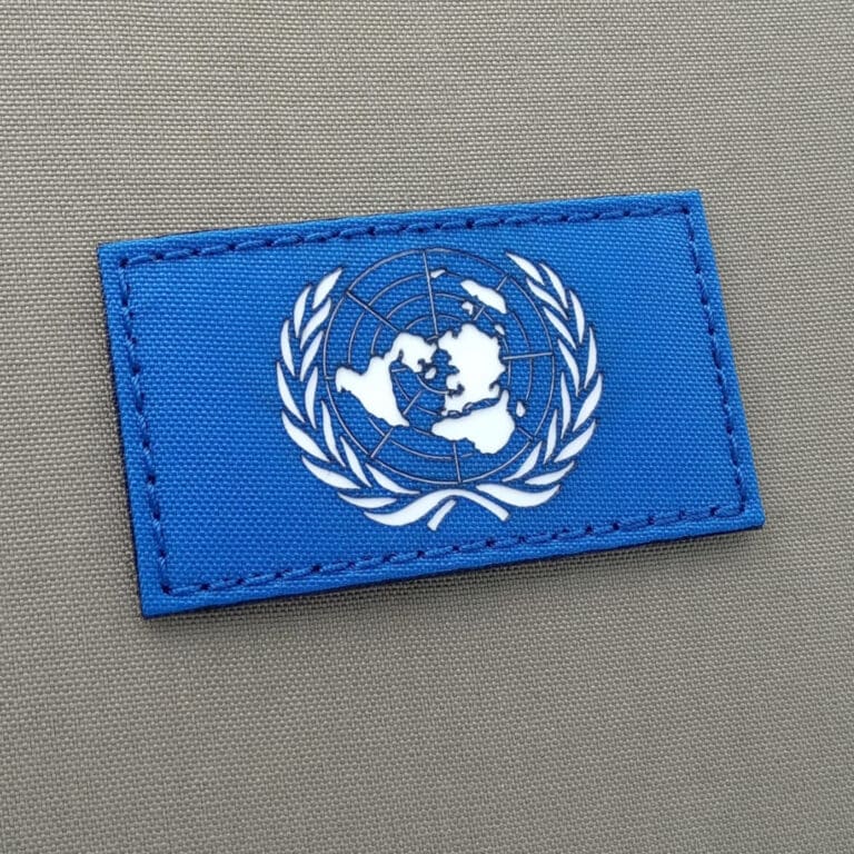 Flag of the United Nations ONU Velcro Patch