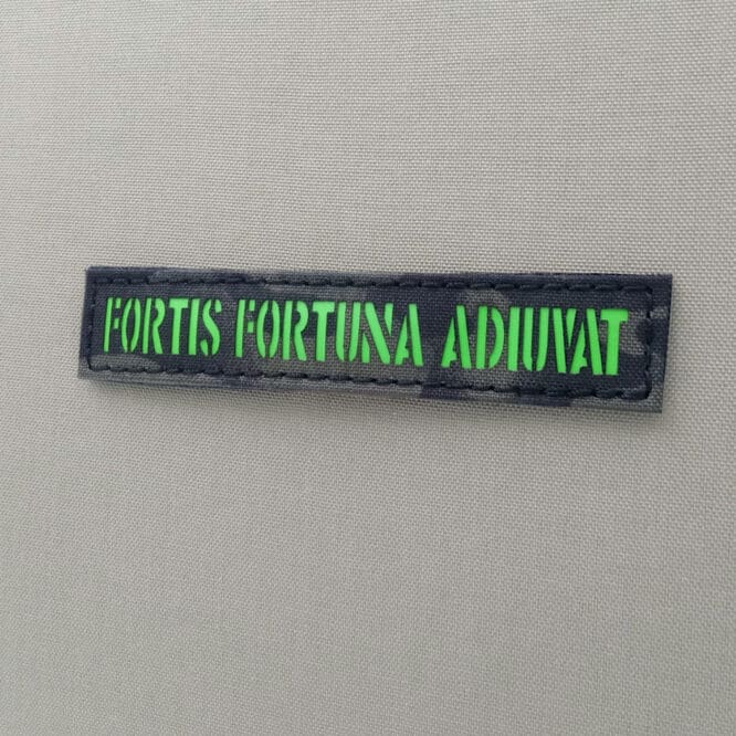 Fortis Fortuna Adiuvat 1x5 Name Tape Laser Patch