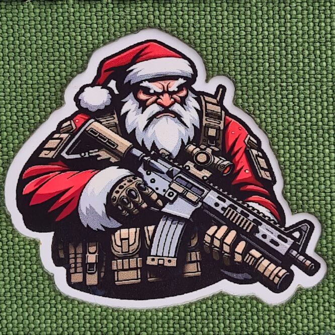 Christmas Santa Tactical Laser Patch