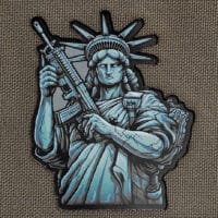 Statue of Liberty Tactical Vinyl Laser Patch