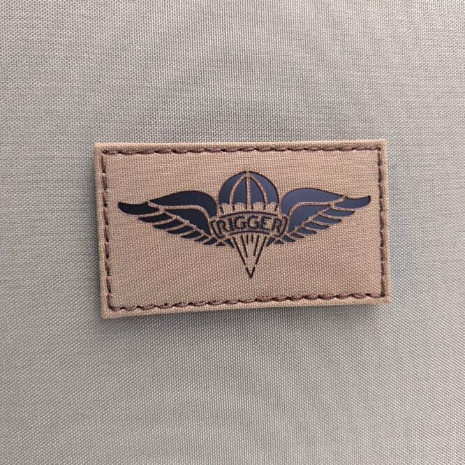 Army Parachute Rigger Wings Tactical Laser Cut Patch