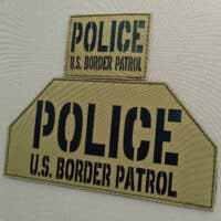 Police U.S. Border Patrol Laser Patch