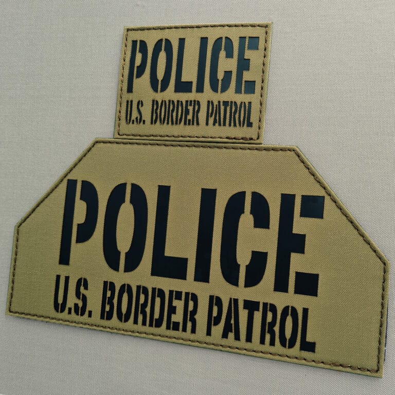 Set of 2 Patches CBP US Border Patrol Laser-cut【GET THEM】