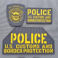 Police U.S. Customs And Border Protection (USBP) Laser Patch