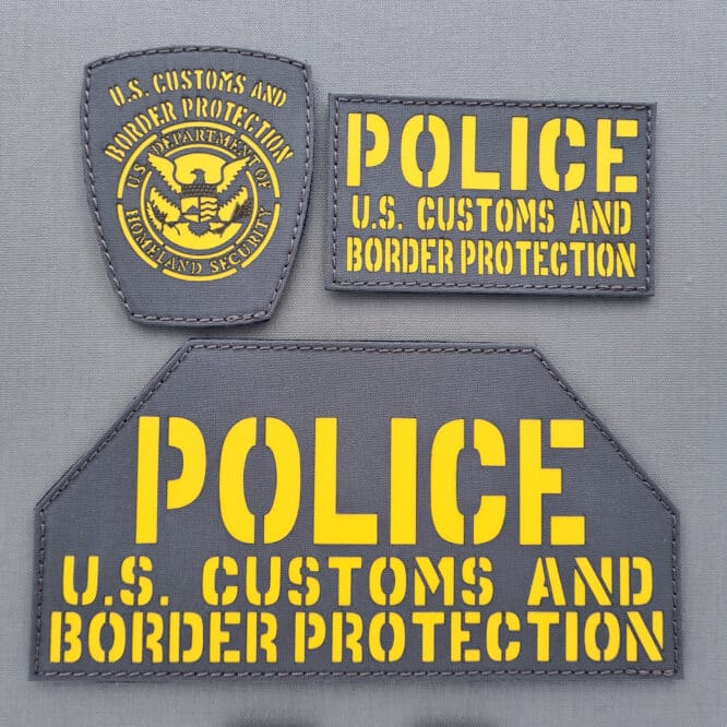 Police U.S. Customs And Border Protection (USBP) Laser Patch