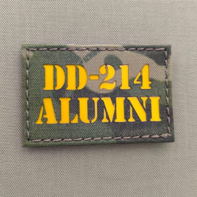 US Veteran DD-214 Alumni Morale Laser Cut Patch