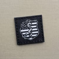 EMS Fire Fighter Police Support Emblem Laser Patch