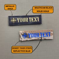 Morale Custom Name Tape Tactical Velcro Patch