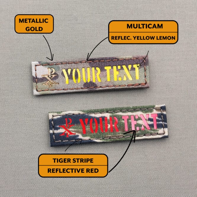 Custom Name Tape Tactical Velcro Patch – Personalized Morale Patch for Backpacks, Vests & Military Gear - Image 5