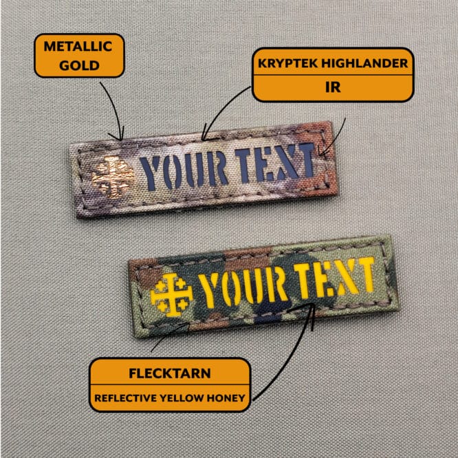 Morale Custom Name Tape Tactical Velcro Patch