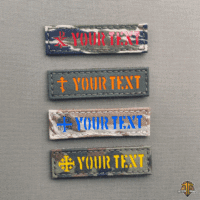 Custom Name Tape Tactical Velcro Patch – Personalized Morale Patch for Backpacks, Vests & Military Gear