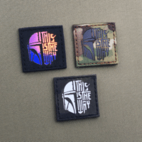 Star Wars The Mandalorian This Is The Way Helmet Laser Cut Patch